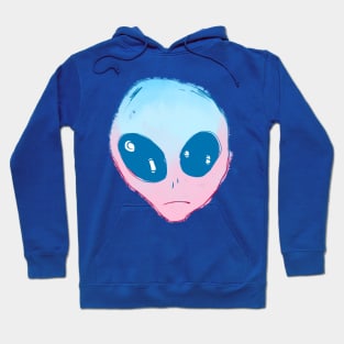 Blue-Pink Alien Hoodie